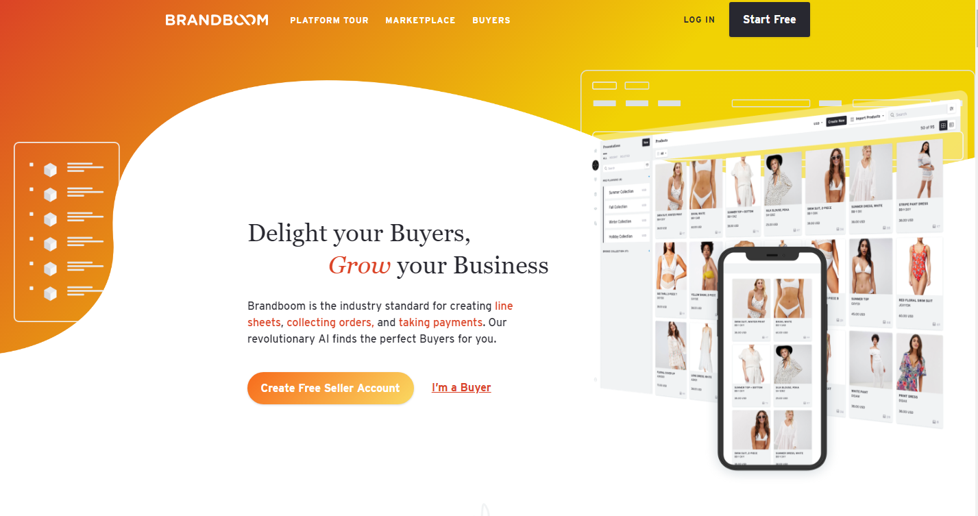 brandboom fashion design website