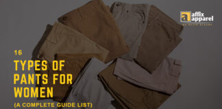 Types Of Pants For women