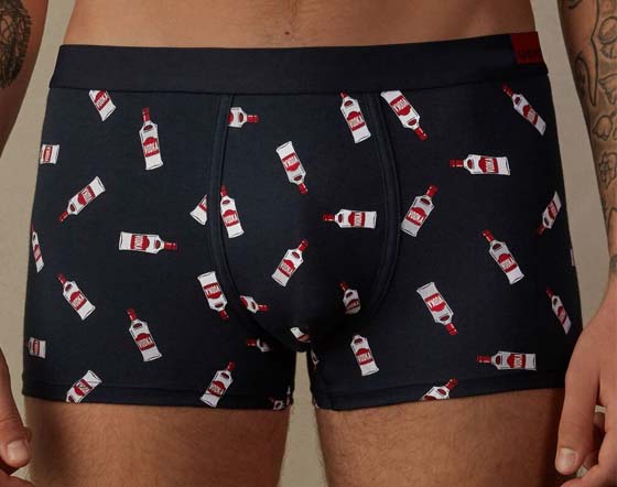 Custom-printed men's underwear
